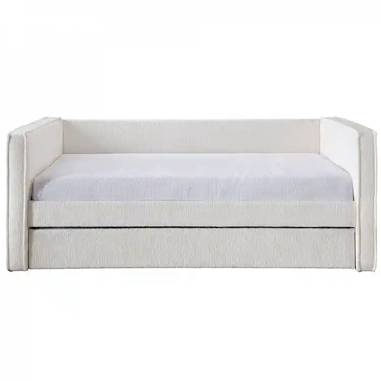 LIBERTA CALMO ΚΑΝΑΠΕΣ ΚΡΕΒΑΤΙ (ΓΙΑ ΣΤΡΩΜΑ 90x190cm) CREAM 222x99x84.2cm