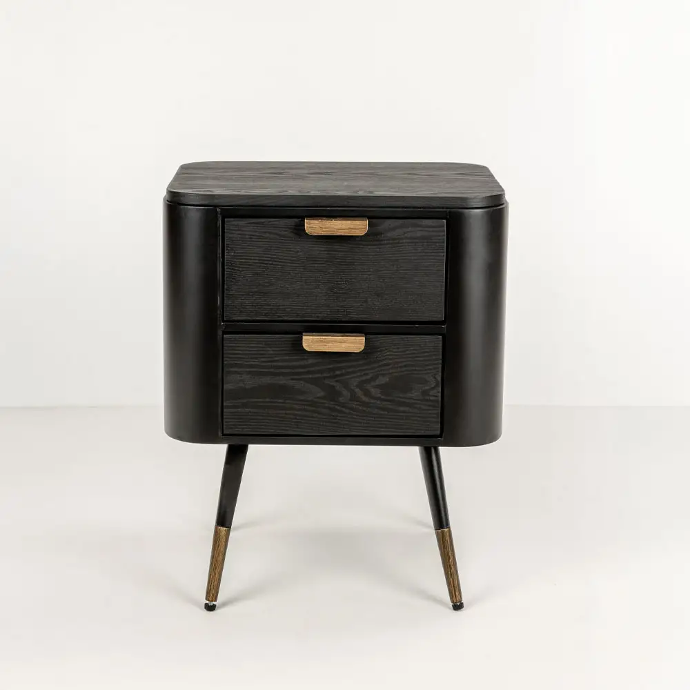 LIBERTA COLOMBO ΚΟΜΟΔΙΝΟ ΜΑΥΡΟ ΧΡΥΣΟ 50x39x63cm