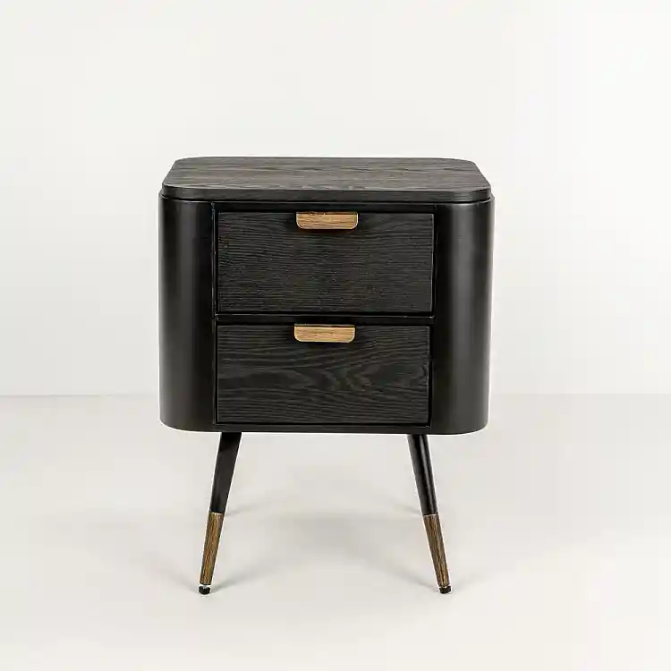 LIBERTA COLOMBO ΚΟΜΟΔΙΝΟ ΜΑΥΡΟ ΧΡΥΣΟ 50x39x63cm