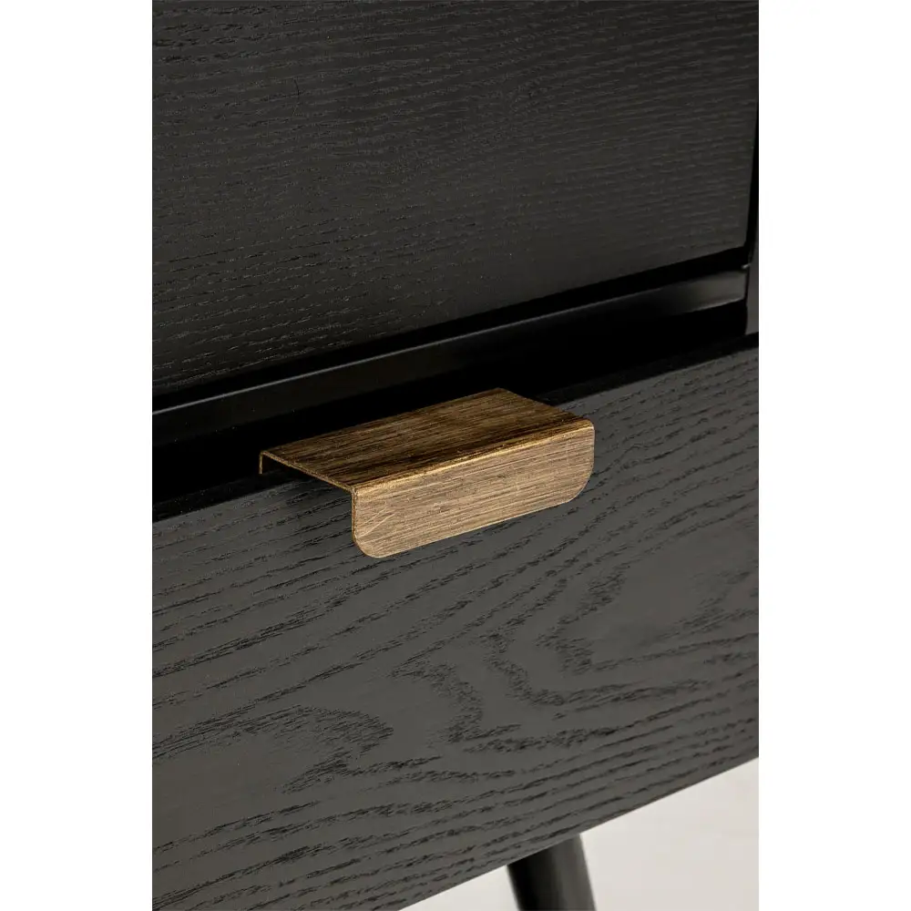 LIBERTA COLOMBO ΚΟΜΟΔΙΝΟ ΜΑΥΡΟ ΧΡΥΣΟ 50x39x63cm