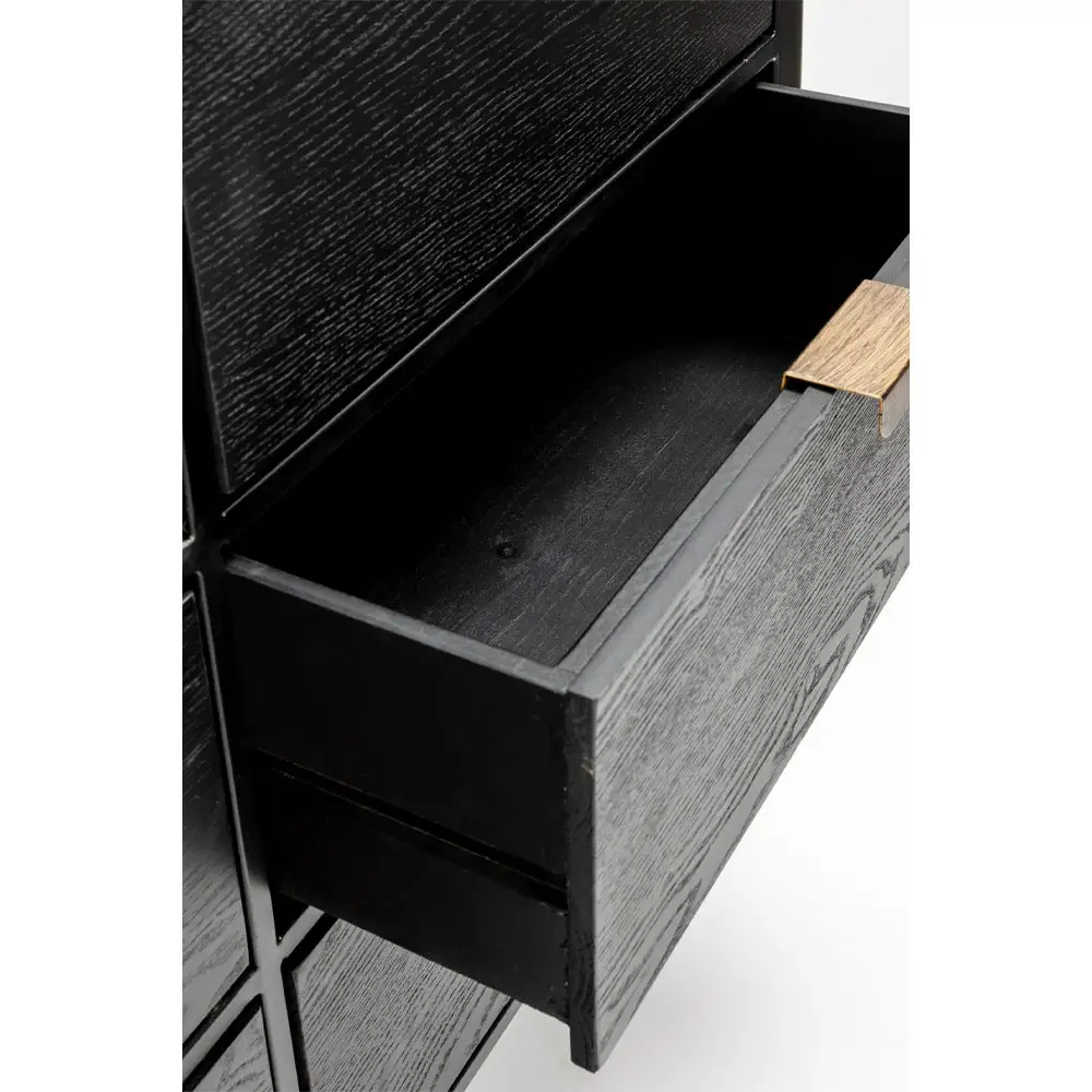 LIBERTA COLOMBO ΣΥΡΤΑΡΙΕΡΑ ΜΑΥΡΟ ΧΡΥΣΟ 118x39x77cm