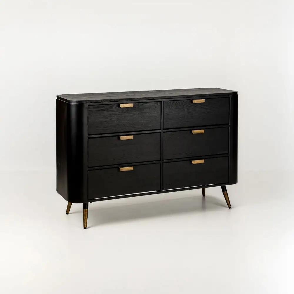 LIBERTA COLOMBO ΣΥΡΤΑΡΙΕΡΑ ΜΑΥΡΟ ΧΡΥΣΟ 118x39x77cm