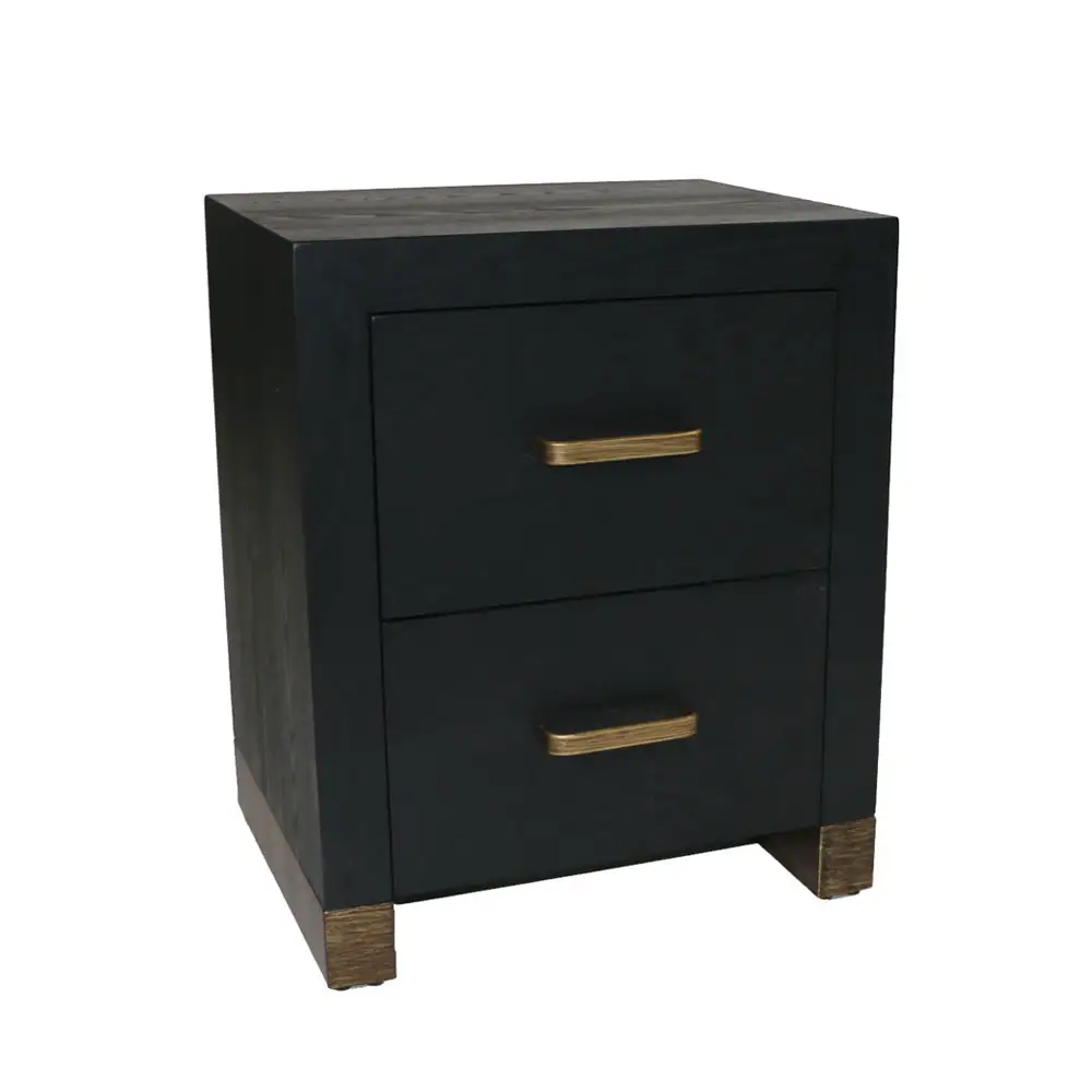 LIBERTA GIANT ΚΟΜΟΔΙΝΟ ΜΑΥΡΟ ΧΡΥΣΟ 50x40x61cm