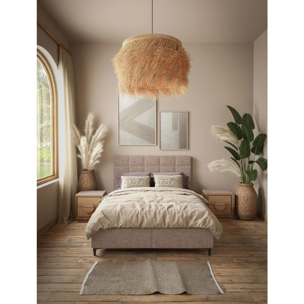 LIBERTA DEAL SET ΚΡΕΒΑΤΙ ΜΕ ΑΠΟΘΗΚ. ΧΩΡΟ ΚΑΙ ΣΤΡΩΜΑ BEIGE 14-753 210x162x120