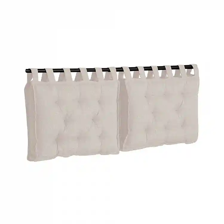LIBERTA HANG ΜΑΞΙΛΑΡΙ ΚΕΦΑΛΑΡΙΟΥ SET 2ΤΕΜ OFF WHITE 16-950 70x10x50cm