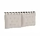 LIBERTA HANG ΜΑΞΙΛΑΡΙ ΚΕΦΑΛΑΡΙΟΥ SET 2ΤΕΜ OFF WHITE 16-950 70x10x50 LIBERTA HANG ΜΑΞΙΛΑΡΙ ΚΕΦΑΛΑΡΙΟΥ SET 2ΤΕΜ OFF WHITE 16-950 70x10x50