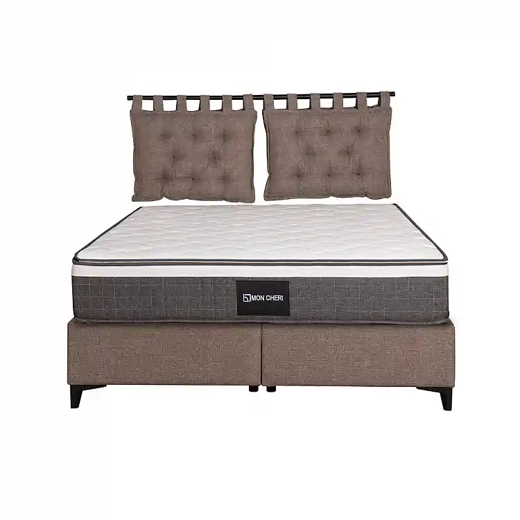 LIBERTA HANG ΜΑΞΙΛΑΡΙ ΚΕΦΑΛΑΡΙΟΥ SET 2ΤΕΜ ΓΚΡΙ ΚΑΦΕ 20-914 70x10x50cm