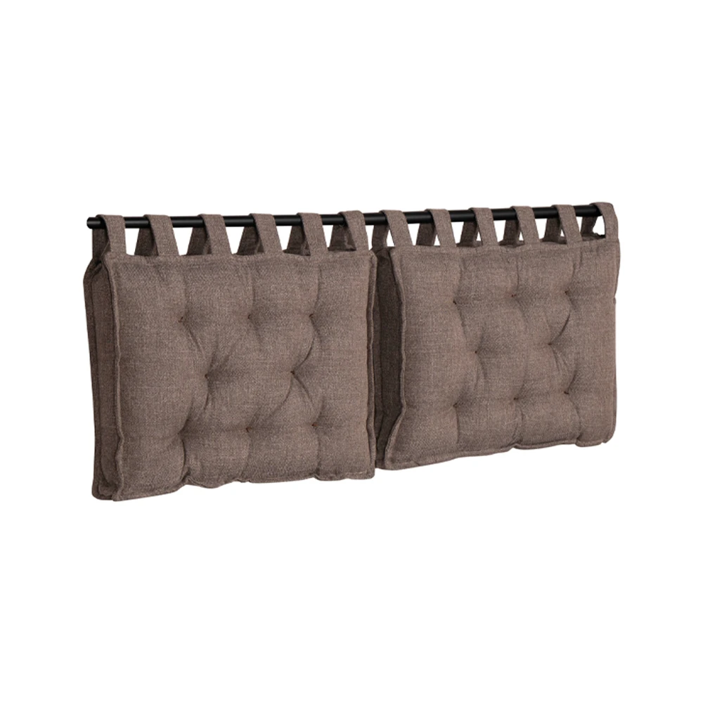 LIBERTA HANG ΜΑΞΙΛΑΡΙ ΚΕΦΑΛΑΡΙΟΥ SET 2ΤΕΜ ΓΚΡΙ ΚΑΦΕ 20-914 70x10x50