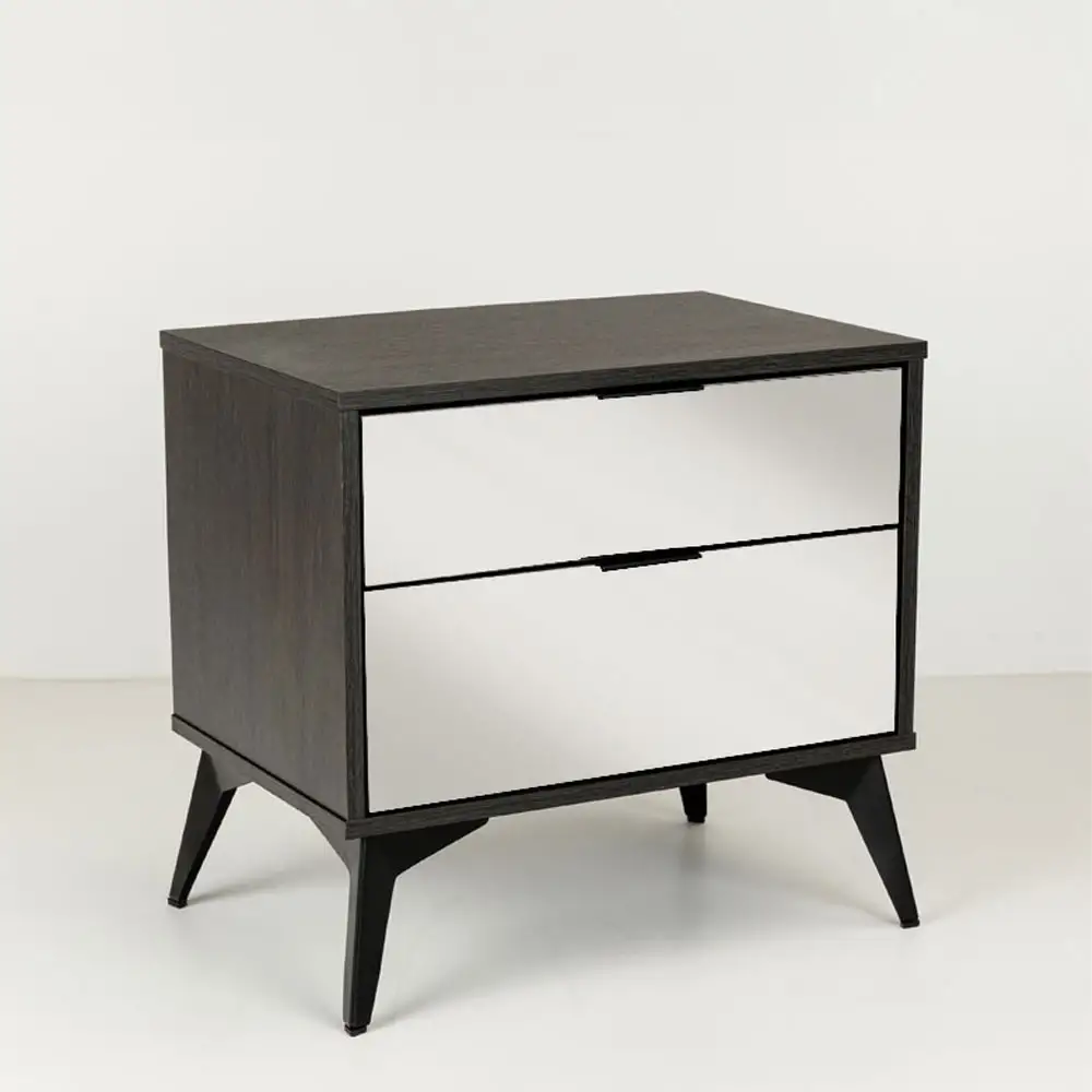 LIBERTA SPECCHIO ΚΟΜΟΔΙΝΟ 2ΣΥΡΤΑΡΙΑ ΜΑΥΡΟ OAK ΚΑΘΡΕΠΤΗΣ 58x39x55