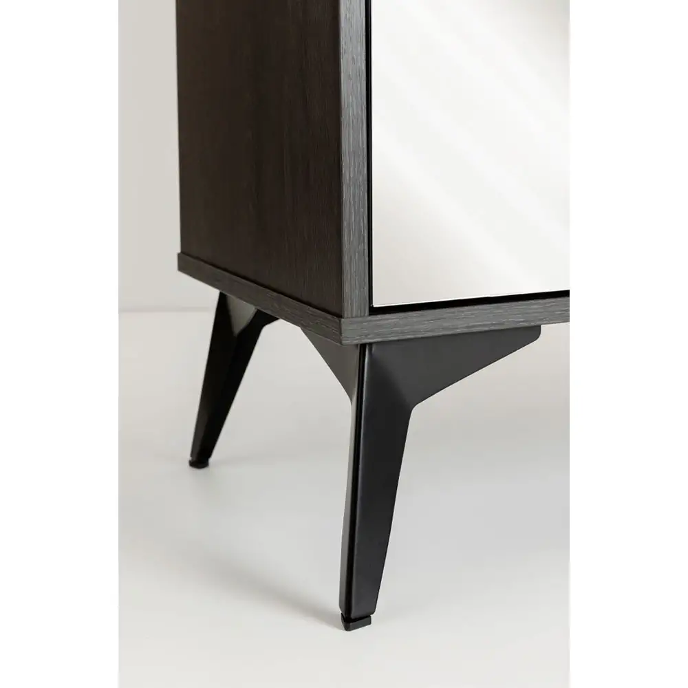 LIBERTA SPECCHIO ΣΥΡΤΑΡΙΕΡΑ 6ΣΥΡΤΑΡΙΑ ΜΑΥΡΟ OAK ΚΑΘΡΕΠΤΗΣ 120x39x80cm