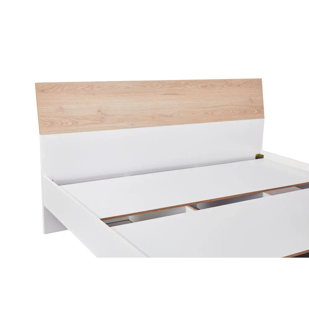 LIBERTA LUCIDO ΚΡΕΒΑΤΙ ΛΕΥΚΟ OAK ΦΥΣΙΚΟ 162x202x88