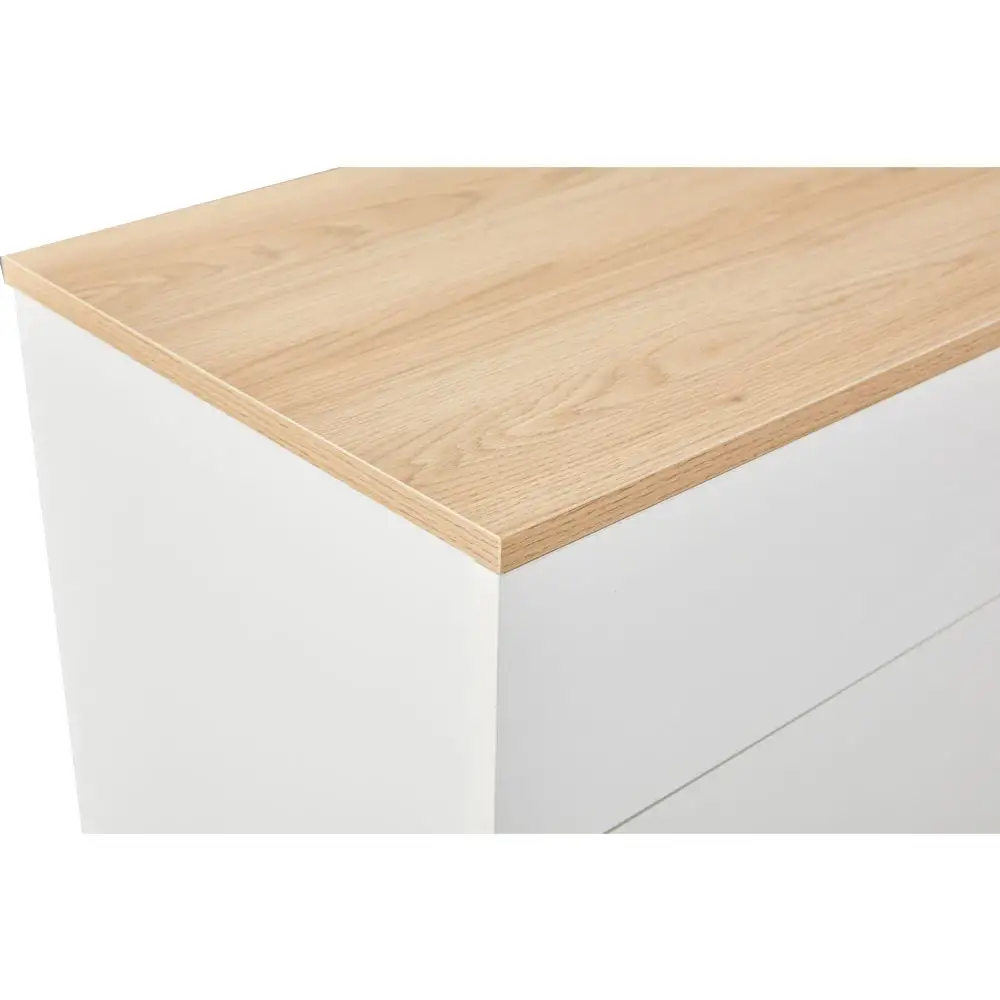 LIBERTA LUCIDO ΣΥΡΤΑΡΙΕΡΑ 5ΣΥΡΤΑΡΙΑ ΛΕΥΚΟ OAK ΦΥΣΙΚΟ 58x39x116.5