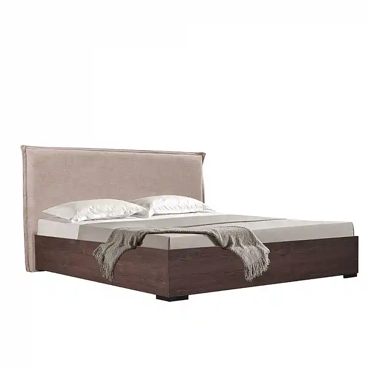 LIBERTA NUEZ ΚΡΕΒΑΤΙ (ΓΙΑ ΣΤΡΩΜΑ 160x200cm) ΚΑΡΥΔΙ 162x202x120cm