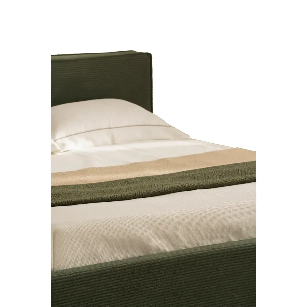 LIBERTA PUZZLE ΚΡΕΒΑΤΙ (ΓΙΑ ΣΤΡΩΜΑ 160x200cm) ΛΑΔΙ BEIGE 223x176x106cm