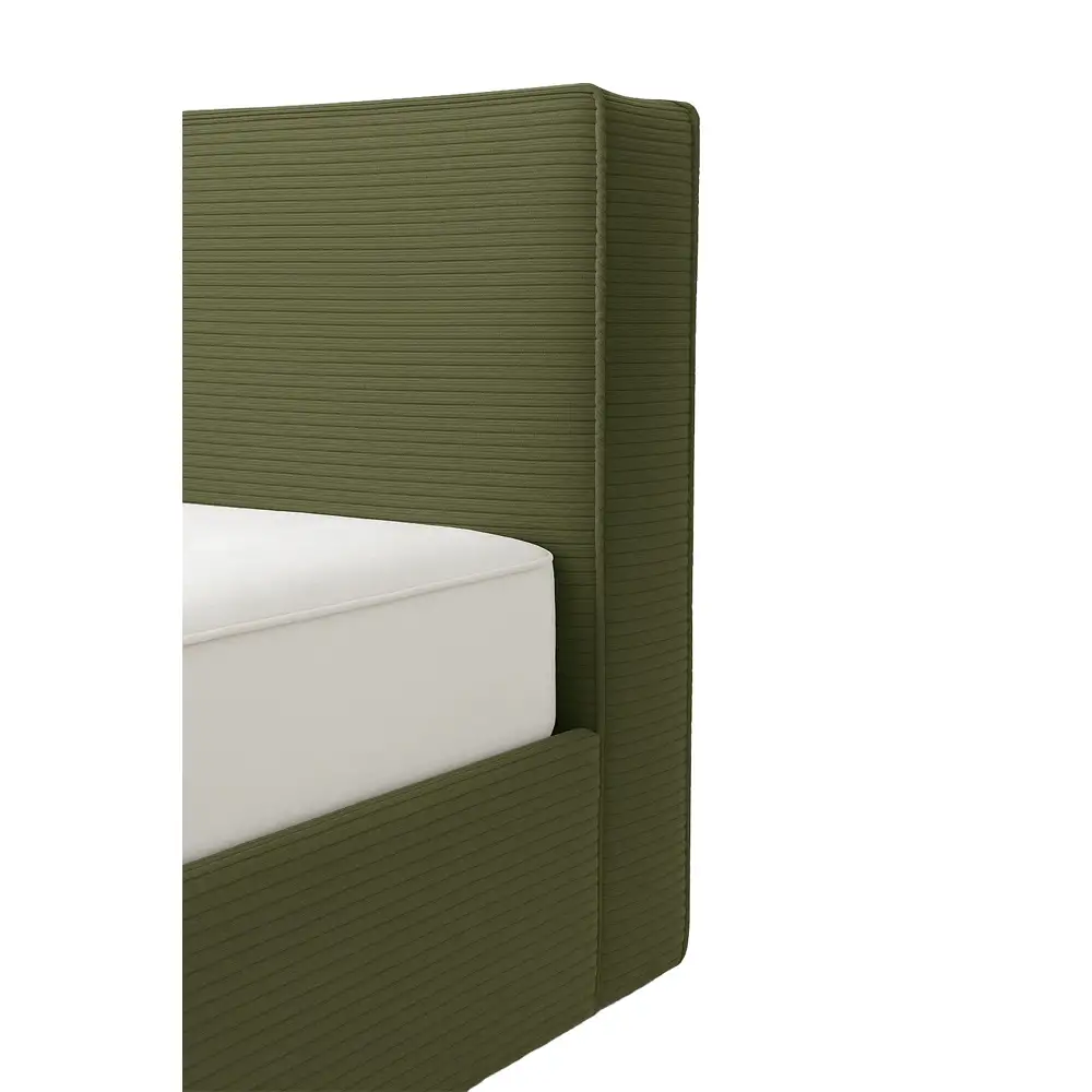 LIBERTA PUZZLE ΚΡΕΒΑΤΙ (ΓΙΑ ΣΤΡΩΜΑ 160x200cm) ΛΑΔΙ BEIGE 223x176x106cm