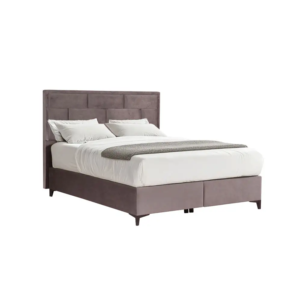 LIBERTA BRICK ΚΡΕΒΑΤΙ ΜΕ ΑΠΟΘΗΚ. ΧΩΡΟ (ΓΙΑ ΣΤΡΩΜΑ 160x200cm) MUSHROOM 05-450 215x165x121cm