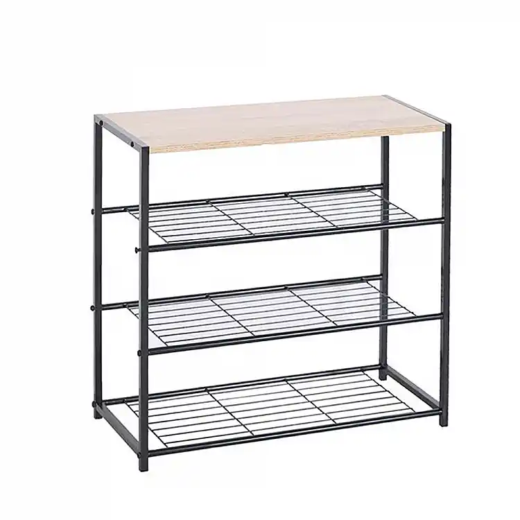 LIBERTA RAIL 3 ΠΑΠΟΥΤΣΟΘΗΚΗ 3ΡΑΦΙΑ SONOMA ΜΑΥΡΟ 63x30x63cm