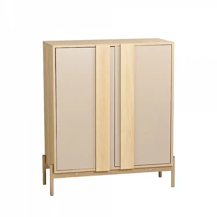 LIBERTA CAPPUCCINO ΚΟΜΟΤΑ-ΠΑΠΟΥΤΣΟΘΗΚΗ 2ΠΟΡΤΕΣ 3ΡΑΦΙΑ SONOMA LATTE 84.4x36.5x97cm