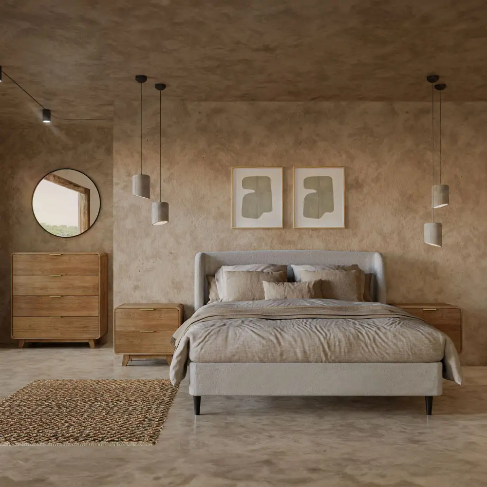 LIBERTA ROUNDY ΚΑΘΡΕΠΤΗΣ ΤΟΙΧΟΥ ΜΑΥΡΟ 80x80cm