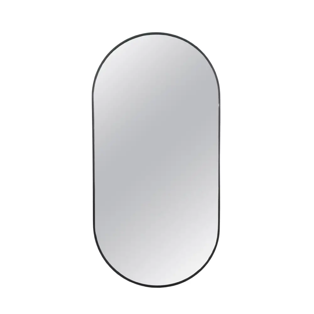 LIBERTA OVALIS ΚΑΘΡΕΠΤΗΣ ΤΟΙΧΟΥ ΜΑΥΡΟ 60x120cm