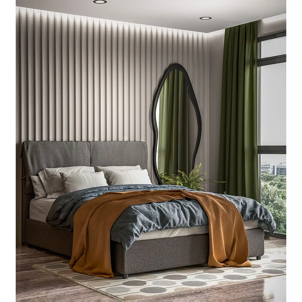 LIBERTA SPLATCH ΚΑΘΡΕΠΤΗΣ ΜΑΥΡΟ ΜΑΤ 80x180cm