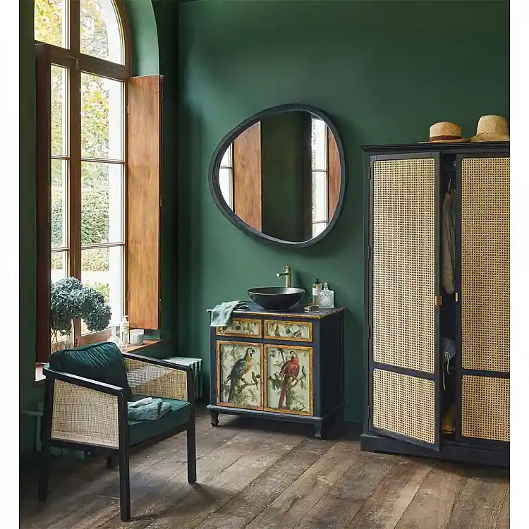 LIBERTA AENAOS 70 BLACK ΚΑΘΡΕΠΤΗΣ ΜΑΥΡΟ 70x75cm