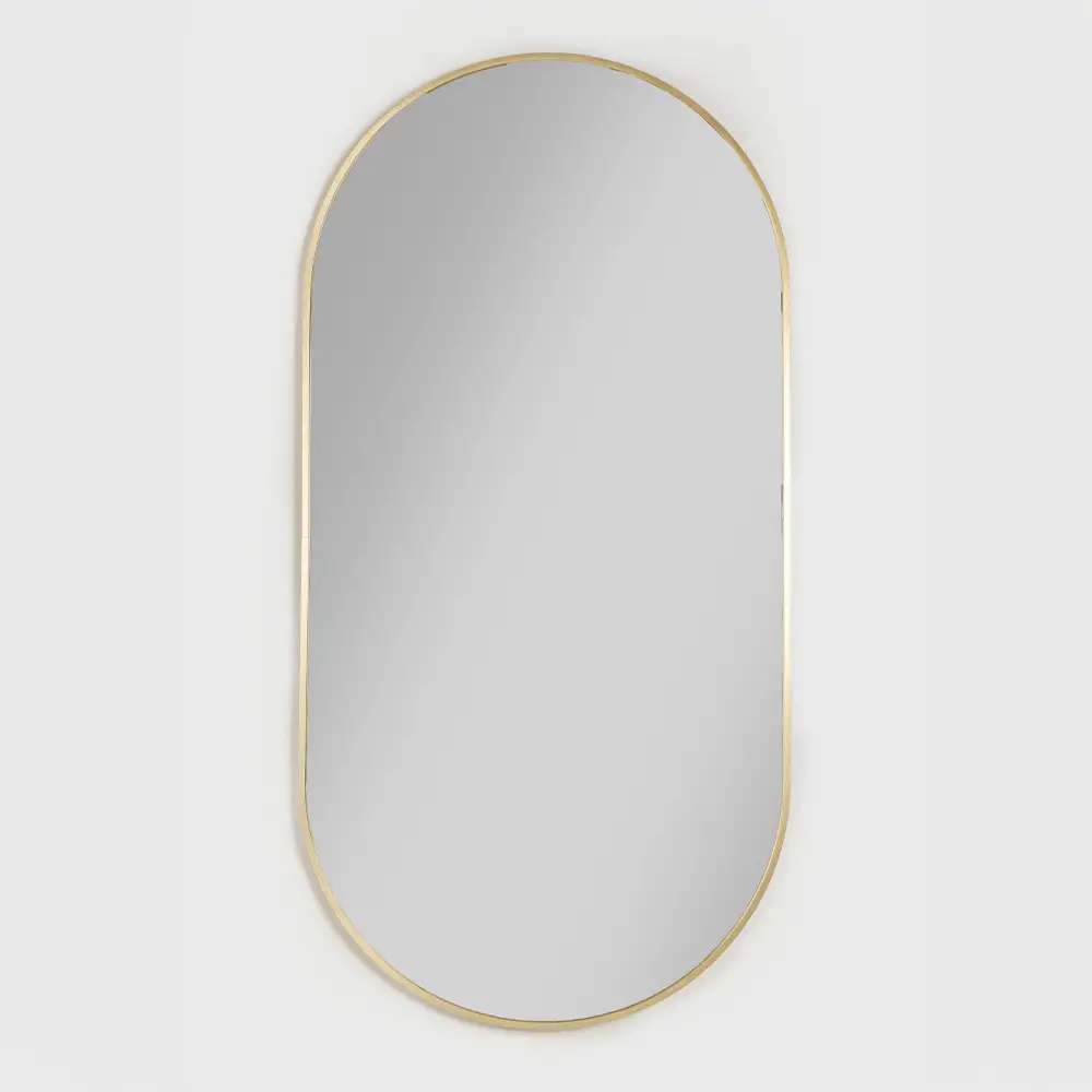 LIBERTA OVALIS ΚΑΘΡΕΠΤΗΣ ΤΟΙΧΟΥ ΧΡΥΣΟ 60x120cm