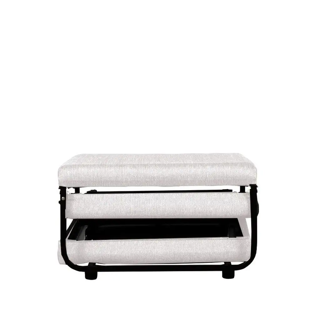 LIBERTA FOLD ΠΟΥΦ ΚΡΕΒΑΤΙ ΑΝΑΔΙΠΛΟΜΕΝΟ OFF WHITE 06-900 70x72x43