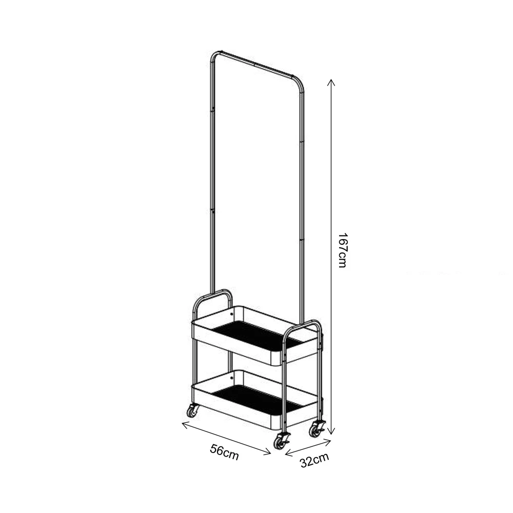 LIBERTA ARMARIO ΝΤΟΥΛΑΠΑ ΜΑΥΡΟ 56x31x152 LIBERTA ARMARIO ΝΤΟΥΛΑΠΑ ΜΑΥΡΟ 56x31x152