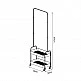 LIBERTA ARMARIO ΝΤΟΥΛΑΠΑ ΜΑΥΡΟ 56x31x152 LIBERTA ARMARIO ΝΤΟΥΛΑΠΑ ΜΑΥΡΟ 56x31x152