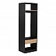 LIBERTA SYSTEM ΝΤΟΥΛΑΠΑ ΜΑΥΡΟ SONOMA 90x50x180 LIBERTA SYSTEM ΝΤΟΥΛΑΠΑ ΜΑΥΡΟ SONOMA 90x50x180