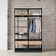 LIBERTA SYSTEM ΝΤΟΥΛΑΠΑ ΜΑΥΡΟ SONOMA 90x50x180 LIBERTA SYSTEM ΝΤΟΥΛΑΠΑ ΜΑΥΡΟ SONOMA 90x50x180