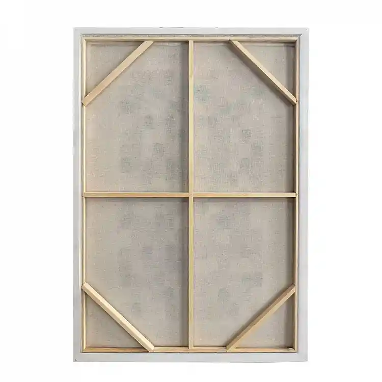 LIBERTA SERENO ΠΙΝΑΚΑΣ ΔΙΑΚΟΣΜΗΤΙΚΟΣ ΜΕ ΚΟΡΝΙΖΑ 80x120x4cm ΚΑΜΒΑΣ ΜΕΝΤΑ ΜΠΕΖ ΞΥΛΟ