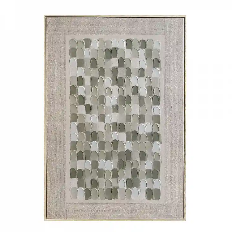 LIBERTA SERENO ΠΙΝΑΚΑΣ ΔΙΑΚΟΣΜΗΤΙΚΟΣ ΜΕ ΚΟΡΝΙΖΑ 80x120x4cm ΚΑΜΒΑΣ ΜΕΝΤΑ ΜΠΕΖ ΞΥΛΟ