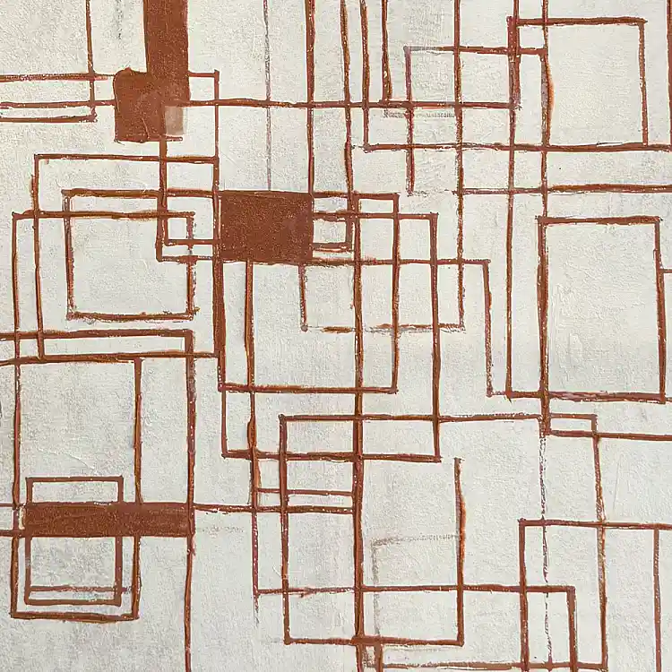 LIBERTA ROTA ΠΙΝΑΚΑΣ ΔΙΑΚΟΣΜΗΤΙΚΟΣ ΜΕ ΚΟΡΝΙΖΑ 80x120x4cm ΚΑΜΒΑΣ ΓΚΡΙ ΕΚΑΙ ΞΥΛΟ