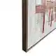 LIBERTA LINES ΠΙΝΑΚΑΣ ΔΙΑΚΟΣΜΗΤΙΚΟΣ ΜΕ ΚΟΡΝΙΖΑ 80x120x4cm ΚΑΜΒΑΣ ΕΚΑΙ ΓΚΡΙ ΑΝΟΙΧΤΟ ΞΥΛΟ