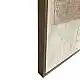 LIBERTA LINEE ΠΙΝΑΚΑΣ ΔΙΑΚΟΣΜΗΤΙΚΟΣ ΜΕ ΚΟΡΝΙΖΑ 80x120x4cm ΚΑΜΒΑΣ ΕΚΑΙ ΓΚΡΙ ΑΝΟΙΧΤΟ ΞΥΛΟ