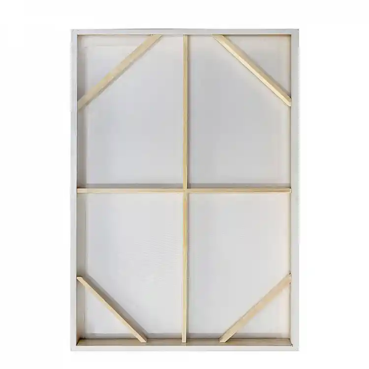 LIBERTA TIERRA ΠΙΝΑΚΑΣ ΔΙΑΚΟΣΜΗΤΙΚΟΣ ΜΕ ΚΟΡΝΙΖΑ 80x120x4cm ΚΑΜΒΑΣ ΚΑΦΕ ΛΕΥΚΟ ΞΥΛΟ