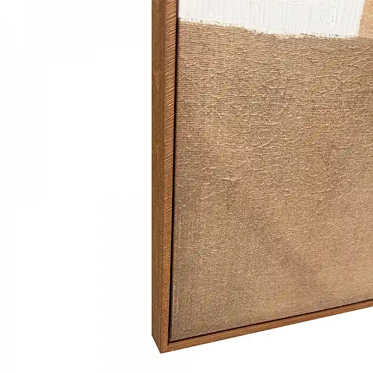LIBERTA ATERNA ΠΙΝΑΚΑΣ ΔΙΑΚΟΣΜΗΤΙΚΟΣ ΜΕ ΚΟΡΝΙΖΑ 80x120x4cm ΚΑΜΒΑΣ ΚΑΦΕ ΜΠΕΖ ΞΥΛΟ
