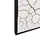LIBERTA SIRKEL ΠΙΝΑΚΑΣ ΔΙΑΚΟΣΜΗΤΙΚΟΣ ΜΕ ΚΟΡΝΙΖΑ 80x120x4cm ΚΑΜΒΑΣ LEMON ΓΚΡΙ ΞΥΛΟ ΜΑΥΡΟ