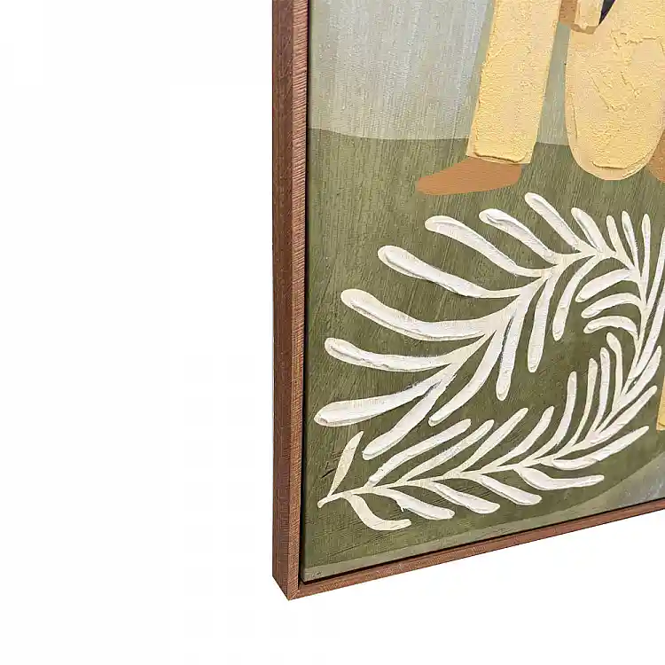 LIBERTA AUREA ΠΙΝΑΚΑΣ ΔΙΑΚΟΣΜΗΤΙΚΟΣ ΜΕ ΚΟΡΝΙΖΑ 80x120x4cm ΚΑΜΒΑΣ ΠΟΛΥΧΡΩΜΟ PS