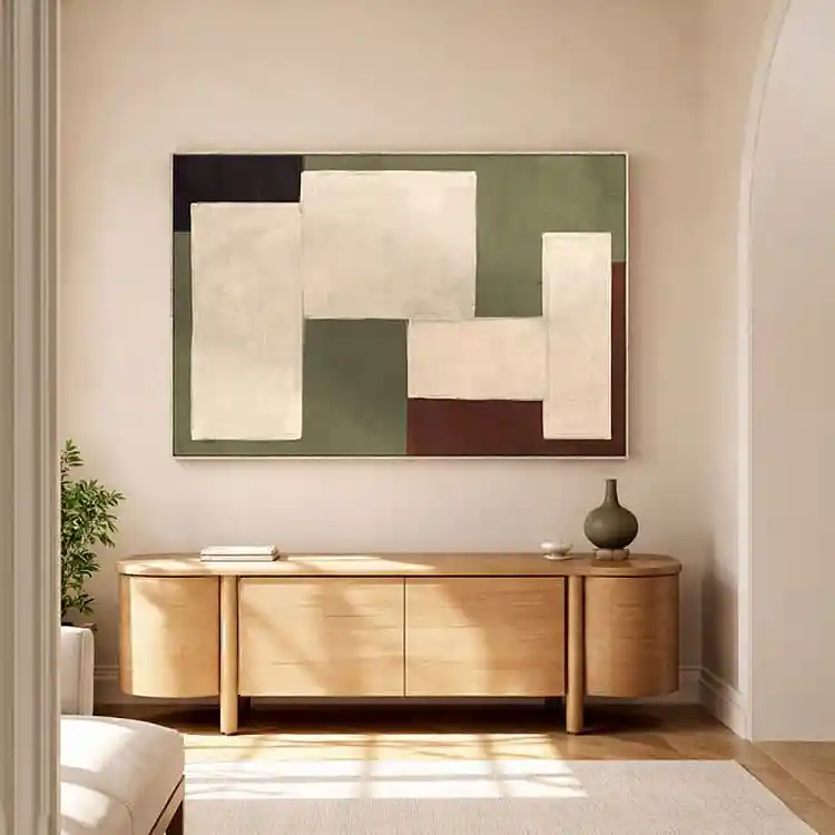 LIBERTA LUMEN ΠΙΝΑΚΑΣ ΔΙΑΚΟΣΜΗΤΙΚΟΣ ΜΕ ΚΟΡΝΙΖΑ 120x80x4cm ΚΑΜΒΑΣ ΠΟΛΥΧΡΩΜΟ PS