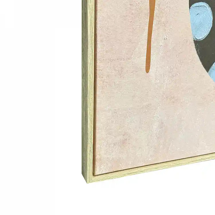 LIBERTA SOMBRA ΠΙΝΑΚΑΣ ΔΙΑΚΟΣΜΗΤΙΚΟΣ ΜΕ ΚΟΡΝΙΖΑ 120x80x4cm ΚΑΜΒΑΣ ΠΟΛΥΧΡΩΜΟ PS
