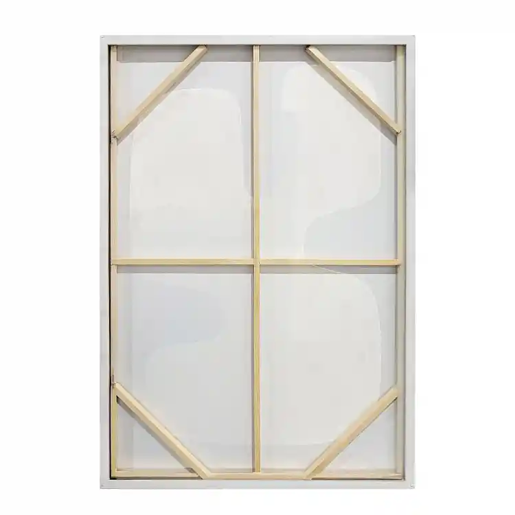 LIBERTA KAKTO ΠΙΝΑΚΑΣ ΔΙΑΚΟΣΜΗΤΙΚΟΣ ΜΕ ΚΟΡΝΙΖΑ 80x120x4cm ΚΑΜΒΑΣ ΜΠΕΖ ΚΑΦΕ ΣΚΟΥΡΟ PS