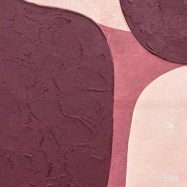 LIBERTA NOPAL ΠΙΝΑΚΑΣ ΔΙΑΚΟΣΜΗΤΙΚΟΣ ΜΕ ΚΟΡΝΙΖΑ 80x120x4cm ΚΑΜΒΑΣ ΜΩΒ ΡΟΖ PS