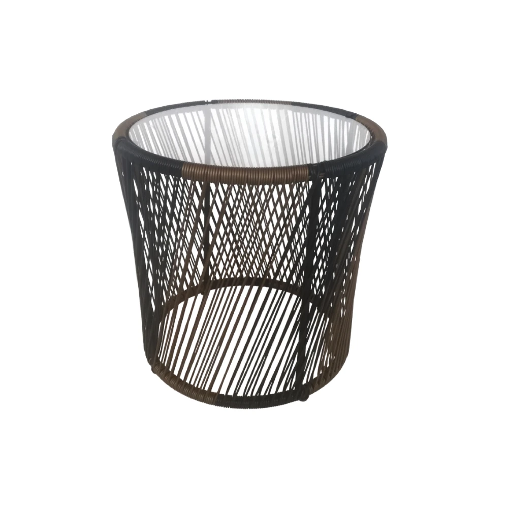 LIBERTA BREEZE COFFEE TABLE ΦΥΣΙΚΟ ΜΑΥΡΟ 50x50.5 LIBERTA BREEZE COFFEE TABLE ΦΥΣΙΚΟ ΜΑΥΡΟ 50x50.5