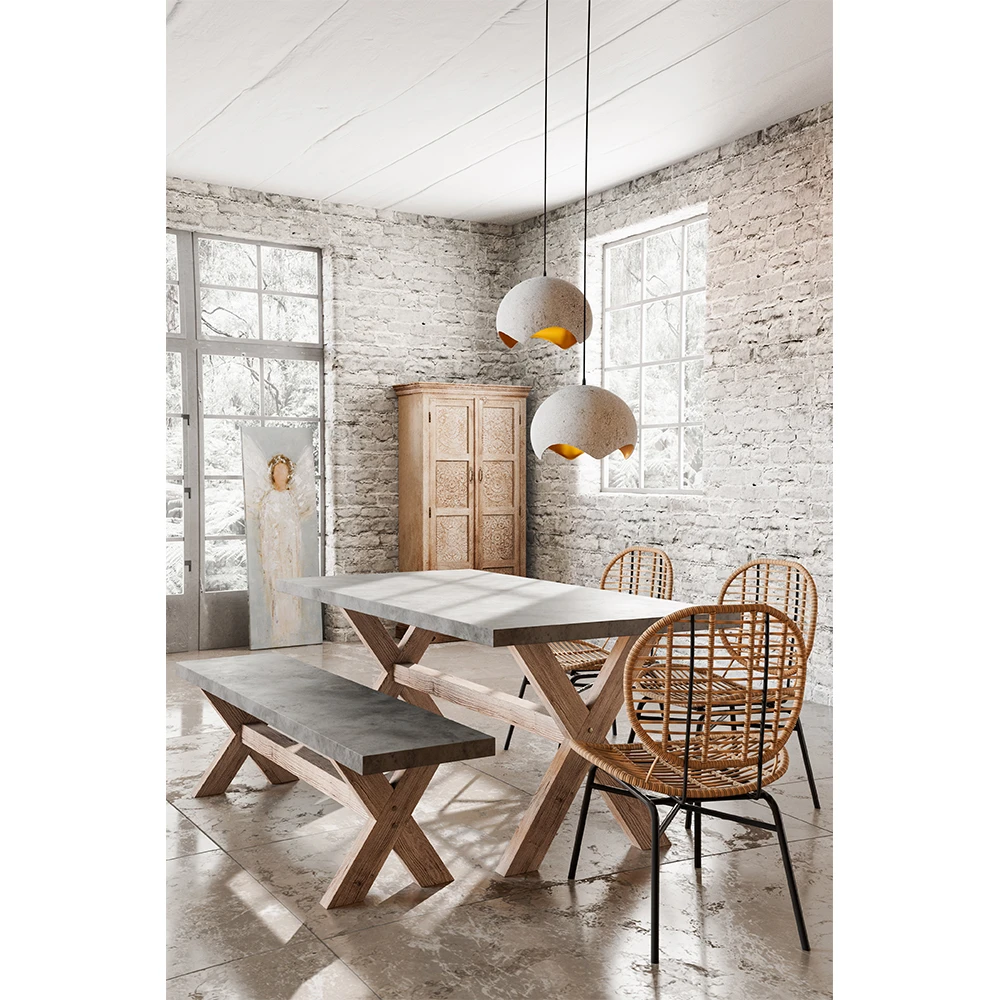 LIBERTA CAMIRO ΠΑΓΚΑΚΙ CEMENT 180x40x45