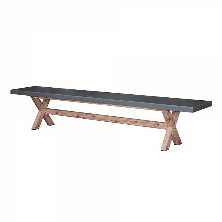LIBERTA CAMIRO ΠΑΓΚΑΚΙ CEMENT 220x40x45cm