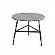 LIBERTA GRANADA COFFEE TABLE ΜΑΥΡΟ ΛΕΥΚΟ 65x65x56 LIBERTA GRANADA COFFEE TABLE ΜΑΥΡΟ ΛΕΥΚΟ 65x65x56