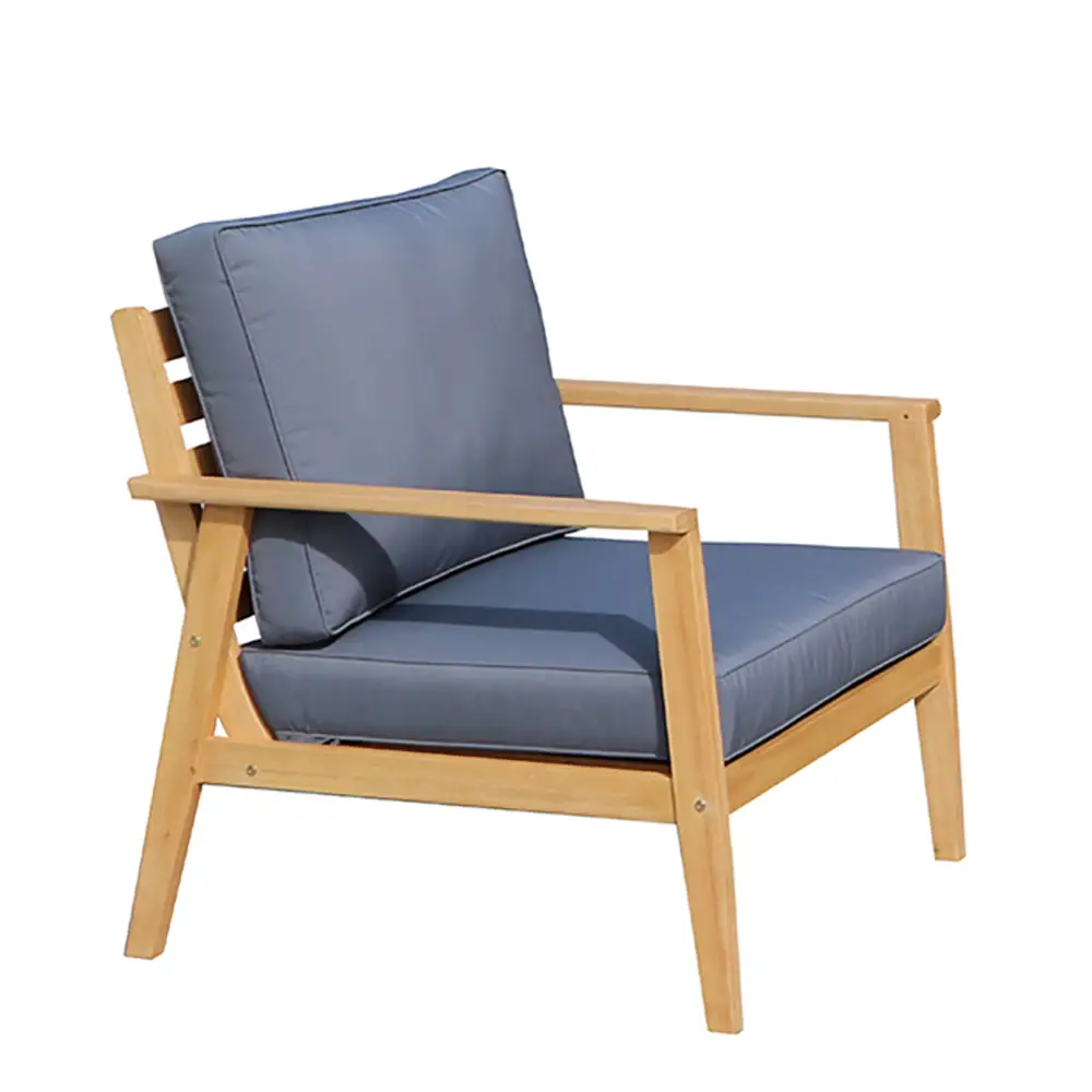 LIBERTA PIAZZA ΣΑΛΟΝΙ SET 1+2+1 ΦΥΣΙΚΟ ΓΚΡΙ ΣΚΟΥΡΟ